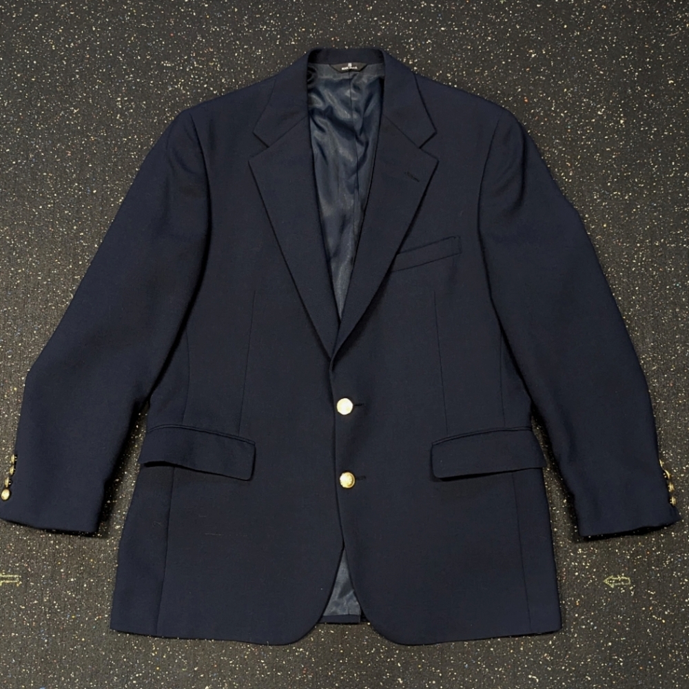 VTG Chaps Ralph Lauren Mens Wool Blazer Sport Coat 42/43L